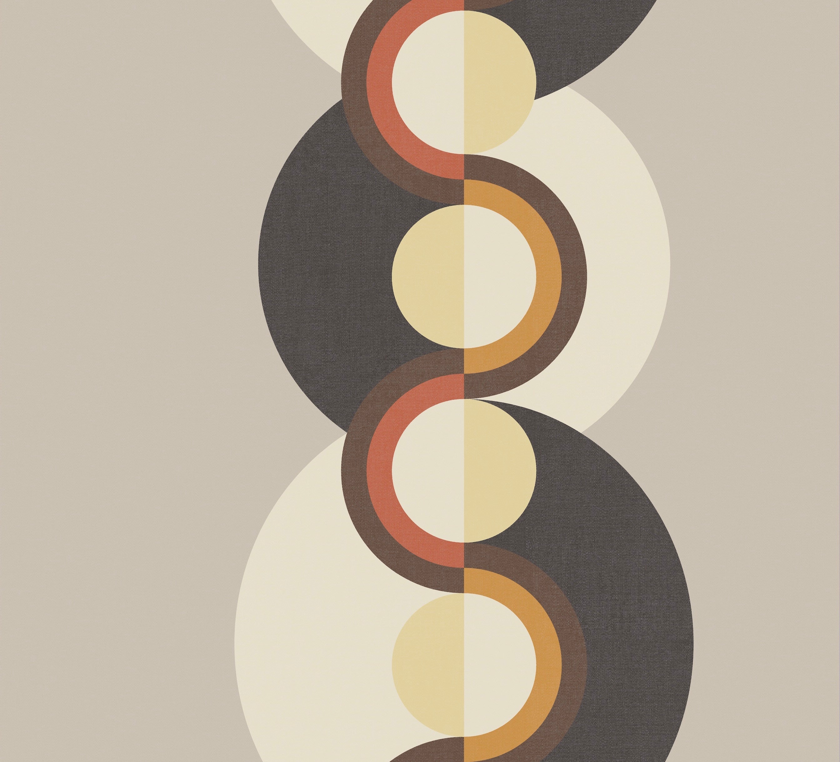 Retro Circle wallpaper -  Stone