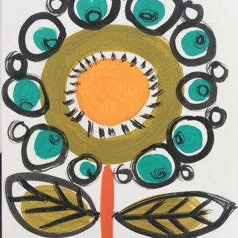 ‘ Sunflower’ Hand Painted Greetings Card