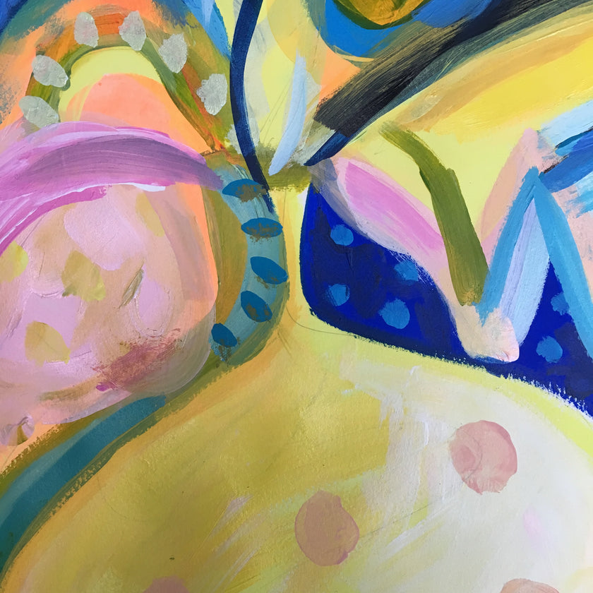 Pink Bloom Painting