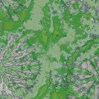 Tie Dye Circle Wallpaper - Moss