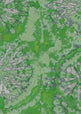Tie Dye Circle Wallpaper - Moss