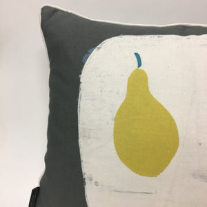 Naive Fruit -  Pear + Spoon Cushion