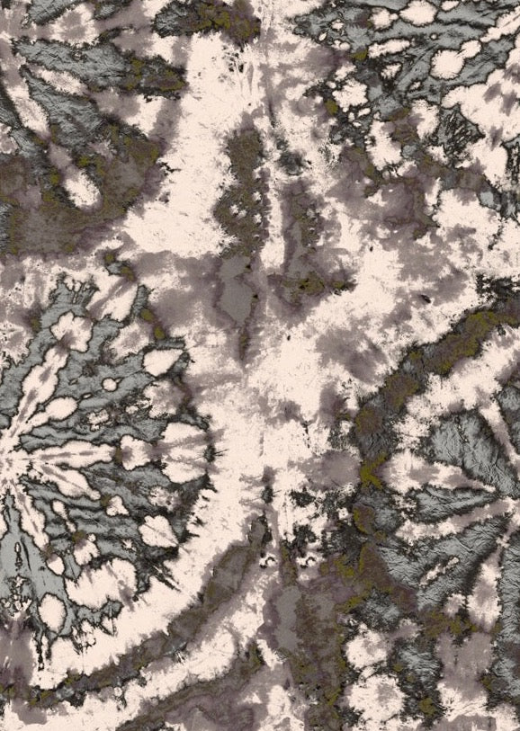 Tie Dye Circle Wallpaper - Coffee