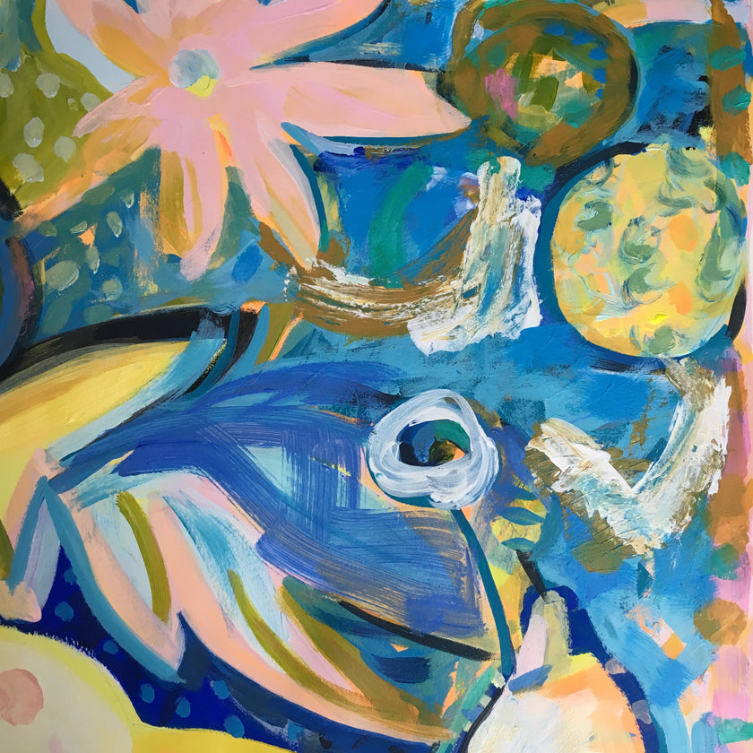 Pink Bloom Painting