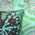 Tie Dye Circle  Velvet Cushion - Jade
