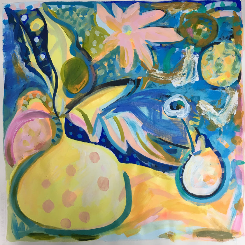 Pink Bloom Painting