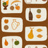 Naive Fruit Wallpaper - Nutmeg