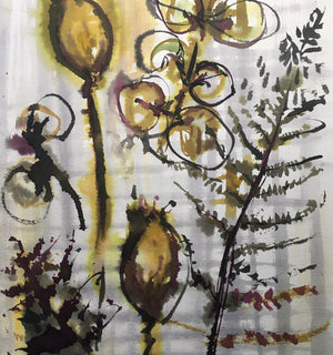 Fern Studies Watercolour Painting