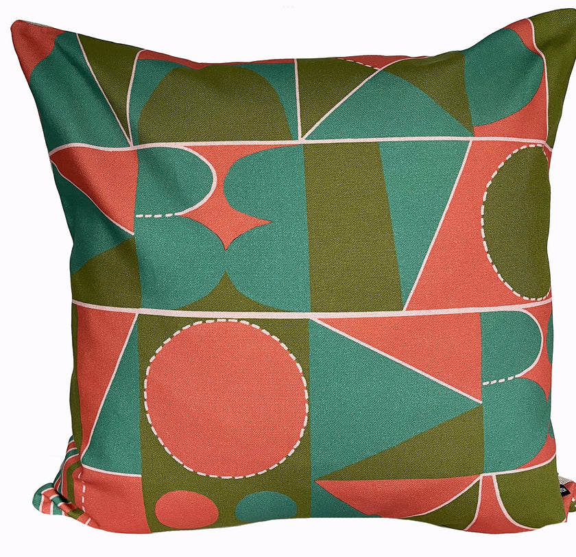 Taking Shape Cushion - Coral