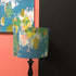 Abstract Turquoise Lampshade