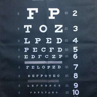 ‘Eye Test’ Tea Towel