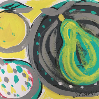 ‘Fruit’ Hand Painted Greetings Card