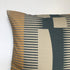 Square Combed Stripe Cushion - Marigold
