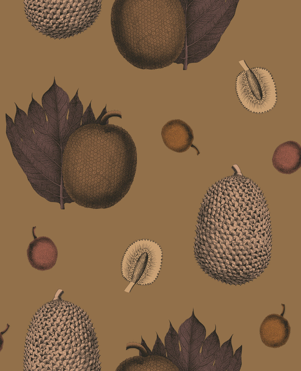 Tropical Fruit Wallpaper - Cocoa