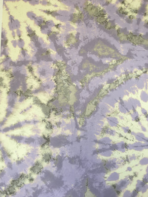Tie dye circle Wallpaper - Lilac / Grey