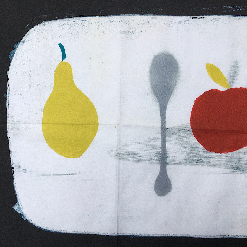 Apple + Pear + Spoon Tea Towel