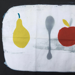 Apple + Pear + Spoon Tea Towel