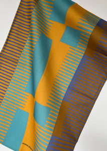 Combed Stripe Tea Towel