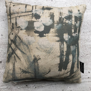 Abstract No 1 Linen Mini Cushion