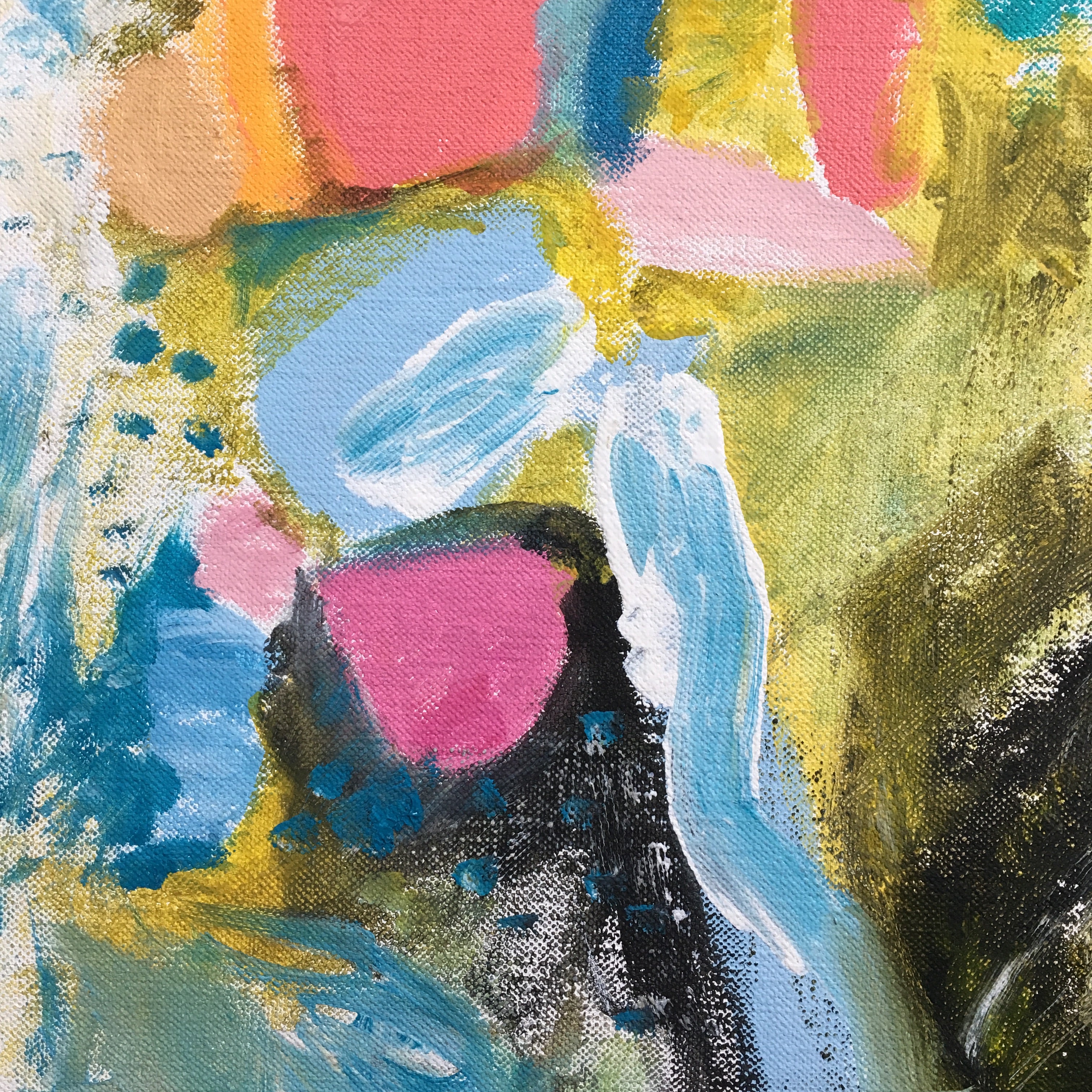 Abstract Painting on Canvas