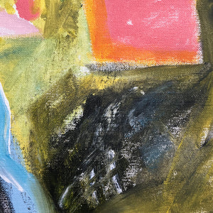 Abstract Painting on Canvas