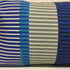 Combed Stripe Cushion - Cobalt