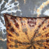 Tie dye Circle  Velvet Cushion - Mustard
