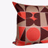 Taking Shape Cushion - Coral + Wine