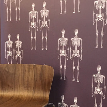 Dem Bones Wallpaper - Mini Skeleton