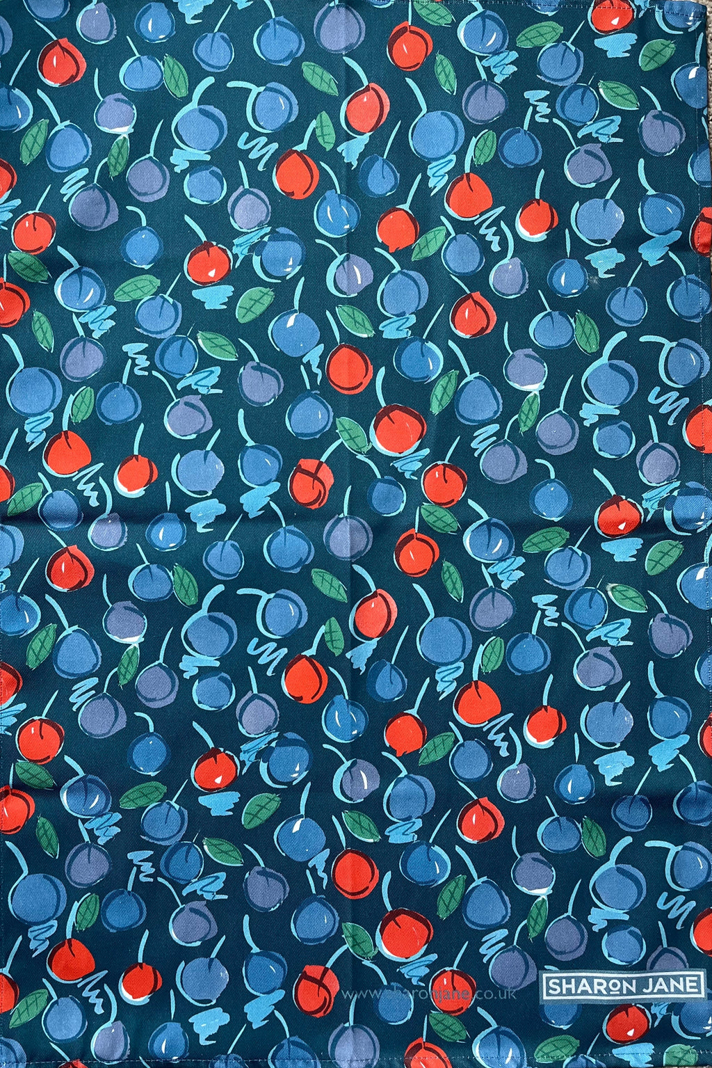 Cherries Tea Towel