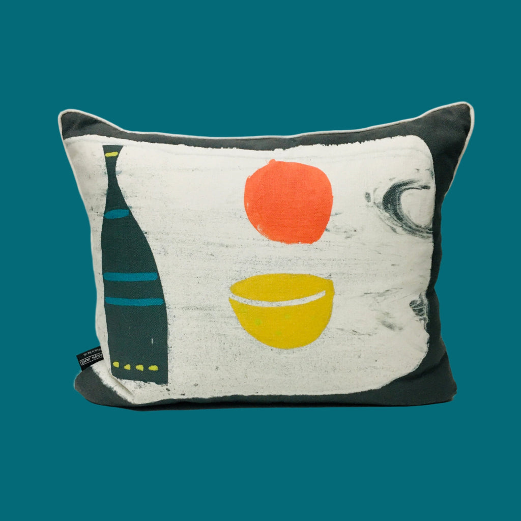 Naive Fruit - Grey Bottle Cushion