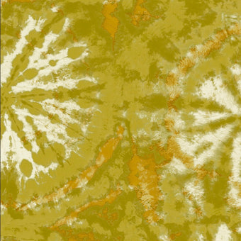 Tie Dye Circle Wallpaper - Ochre