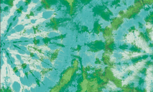 Tie dye circle Wallpaper - Aqua / Green