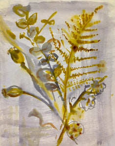 Ferns Watercolour Painting