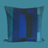 Square Combed Stripe Cushion - Cobalt