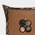 Ombré Circle Velvet Cushion - Mocha + Grey
