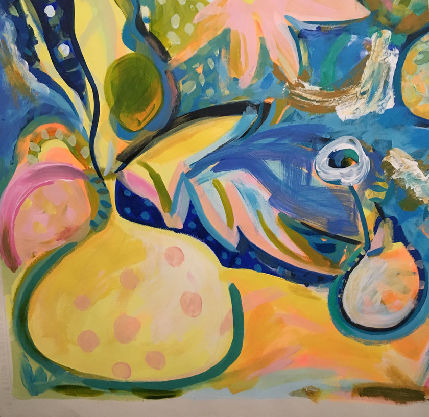 Pink Bloom Painting