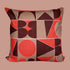 Taking Shape Cushion - Coral + Wine