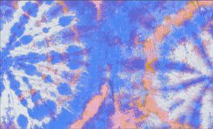 Tie Dye Circle Wallpaper - Cobalt