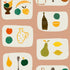 Naive Fruit Wallpaper - Peach