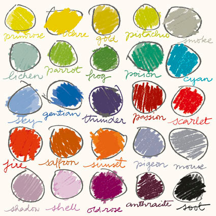 ‘ Colour Palette’ Greetings Card