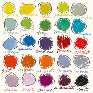 ‘ Colour Palette’ Greetings Card