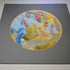 Expressive Abstract Circular Print Yellow + Grey Mount