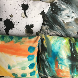 Monochrome abstract Cushions