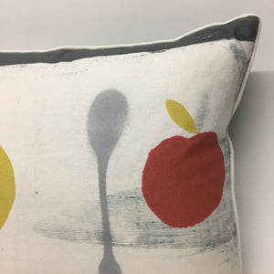 Naive Fruit -  Pear + Spoon Cushion