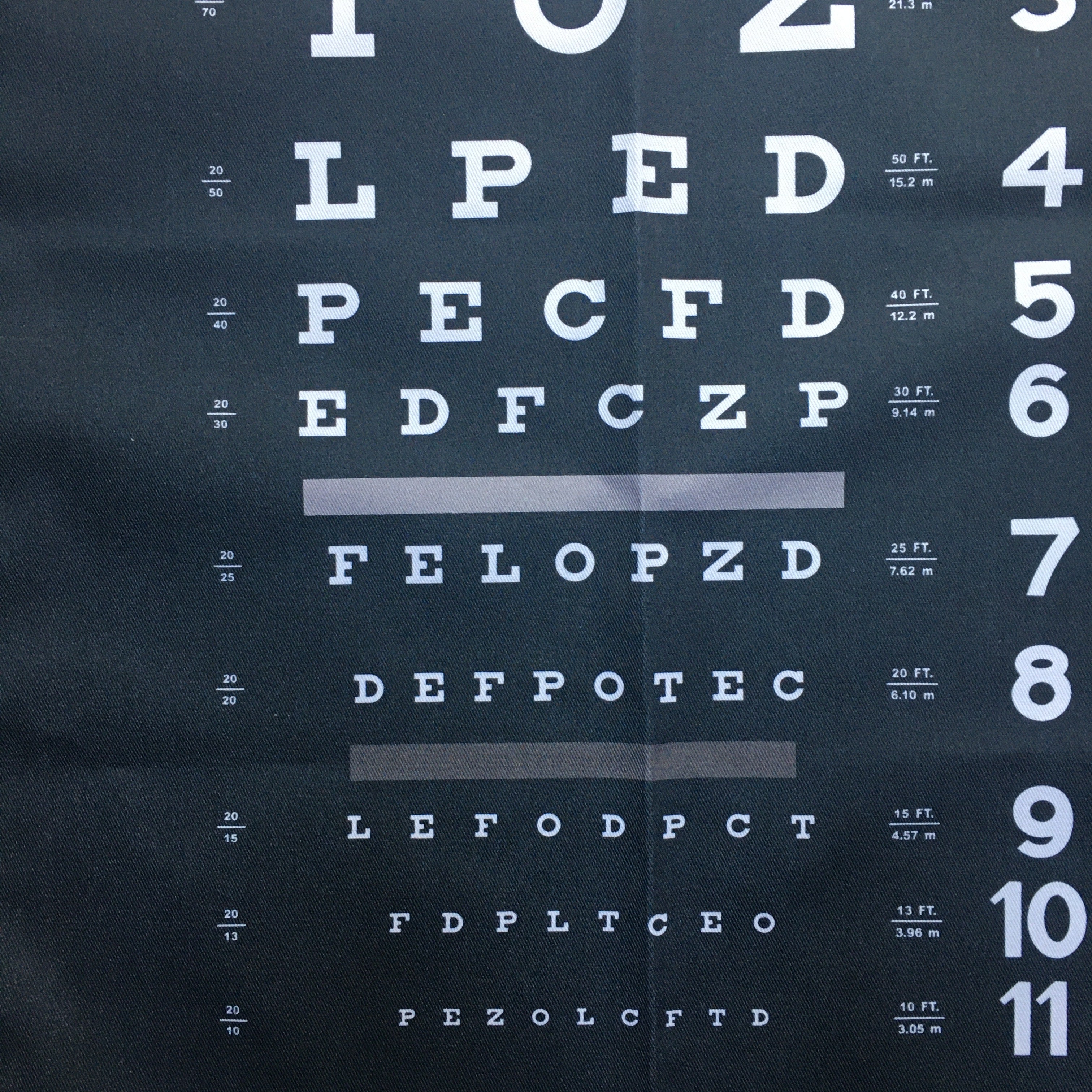 ‘Eye Test’ Tea Towel