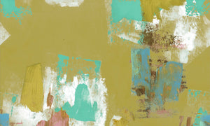 Abstract Painterly Wallpaper- Citrine