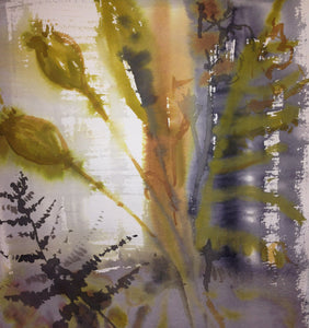 Fern Watercolour Painting