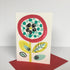 ‘Pansy’ Hand Painted Greetings Card