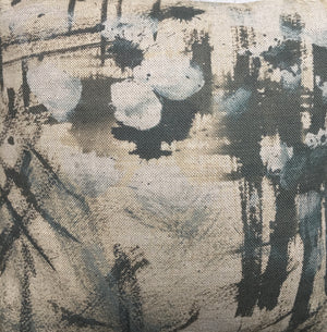 Abstract No 1 Linen Mini Cushion